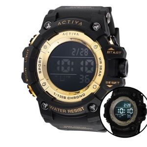 Activa Sync X Invicta Men's Digital Watch 50mm. Black band ACW8046-003